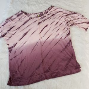 Halcyon tie dye athleisure top large